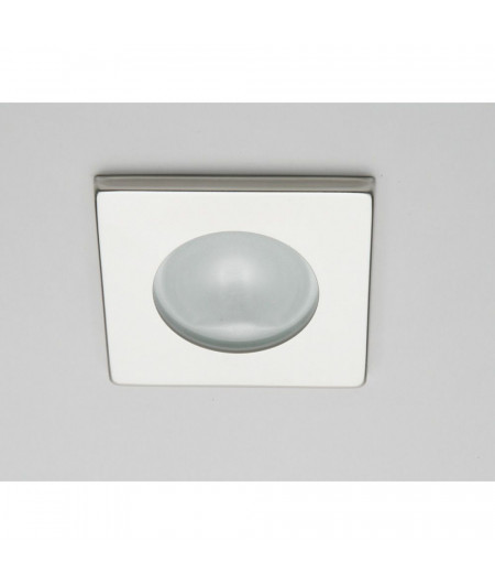 Spot carré RAY à Led lumière blanche chaude laiton laqué bla