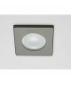 Spot carré RAY à Led lumière blanche chaude inox poli