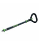 RWO Stick Alu noir à poignée téléscopique 55/80cm avec rotul