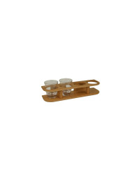 BAMBOO MARINE Support 4 verres Ø77mm