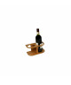 BAMBOO MARINE Support 2 bouteilles Ø95mm