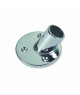 FORESTI Support plat pont laiton chromé pour hampe Ø22mm/60°