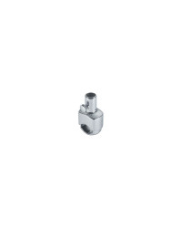 FORESTI Support balcon laiton chromé pour hampe Ø20mm