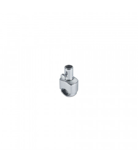 FORESTI Support balcon laiton chromé pour hampe Ø20mm