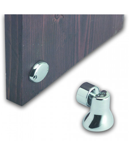 FORESTI Fermeture magnétique de porte orientable laiton chro