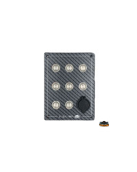 TREM Tableau electrique 5 inter, 3 poussoirs + USB