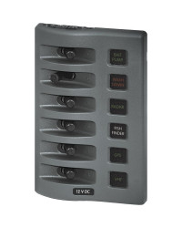 BLUE SEA WeatherDeck tableau à fusible enfichable 6 inter.