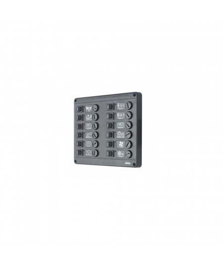 VETUS Tableau électrique P12 avec 12 postes
