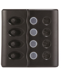 Tableau éléctrique 4 inter. LED et disjoncteurs 15A