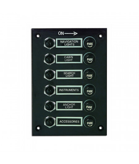 Tableau électrique 6 interrupteurs
