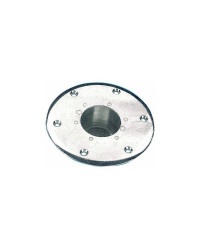 Embase encastrable pour pied de table - aluminium