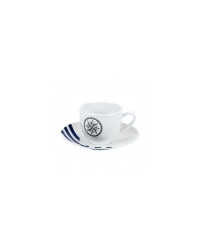 COULEUR MER Marina tasse café et soucoupe