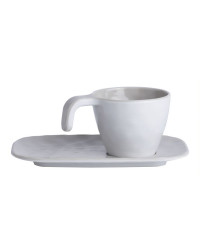 MARINE BUSINESS HARMONY Tasses à café blanc/gris (x6)