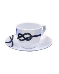 COULEUR MER Tasse café et soucoupe South Pacific