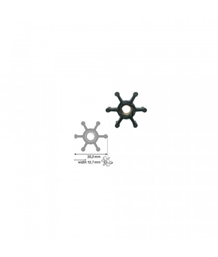 JOHNSON Turbine Ø ext 35.2mm - ep. 12.7mm F2 09-1077B-9