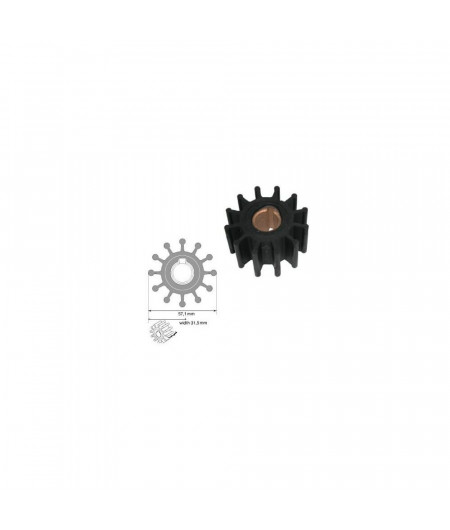 JOHNSON Turbine Ø ext 57.1mm - ep. 31.5mm F5 09-801B