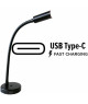 MANTAGUA LISEUSE LED YEU NOIR AVEC INTER ET USB C 10 w