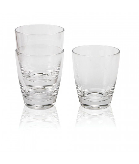 COULEUR MER Verre Capri empilable Tritan? incolore