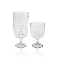 COULEUR MER Verre Java empilable Tritan? incolore