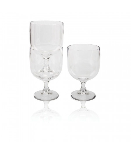 COULEUR MER Verre Java empilable Tritan? incolore