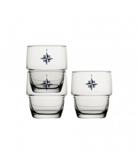 MARINE BUSINESS NORTHWIND Verres empilables (x6)