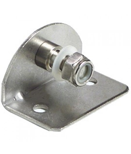 Plaque inox 90° - goupille Ø8 mm interne