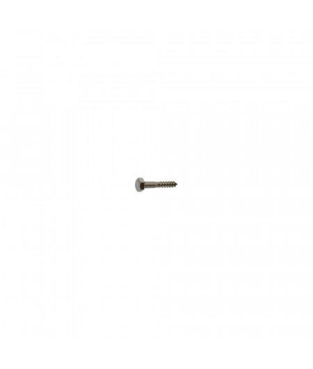 MARINOX Vis bois tête hexa. A4 8x80 les 2