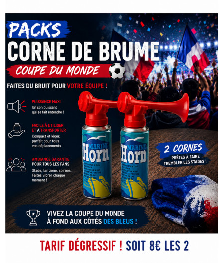 Corne de brume à gaz