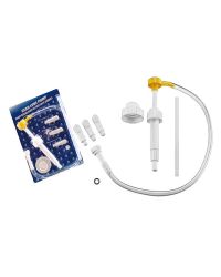 Pompe pour huile d'embase avec adaptateur