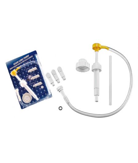 Pompe pour huile d'embase avec adaptateur