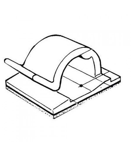 Collier embase autocollante - ø5 mm