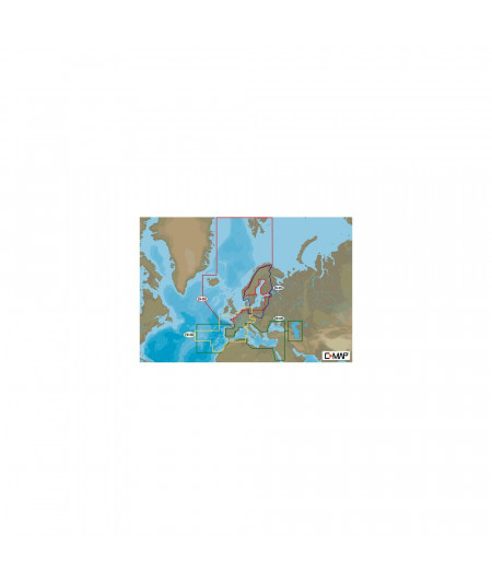 CMAP 4D MAX+ Continental Europe du Sud