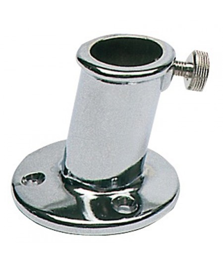 Embase mâtereau laiton chromé ø20 mm