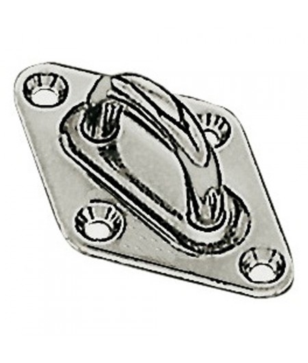 Pontet sur platine inox 40x64 mm