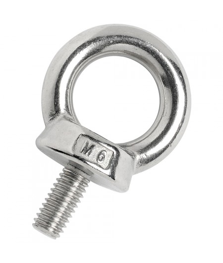 Anneau inox fileté mâle 12 mm