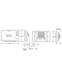 HUMMINBIRD COMBINÉ GPS  XPLORE 12 CHIRP MEGA SI SONDE TA