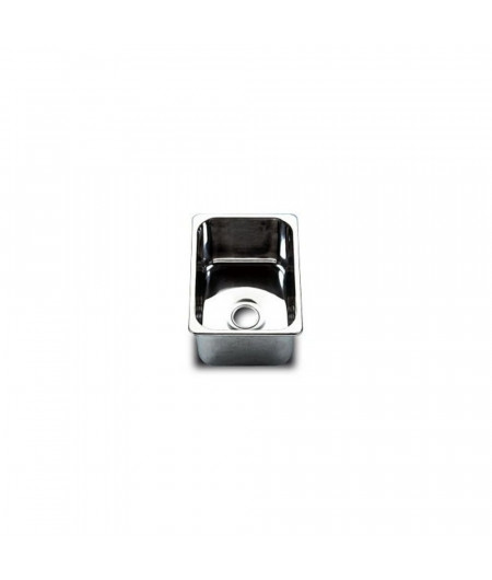 BARKA Evier rectangulaire inox poli miroir 300 x 230 x 150 m