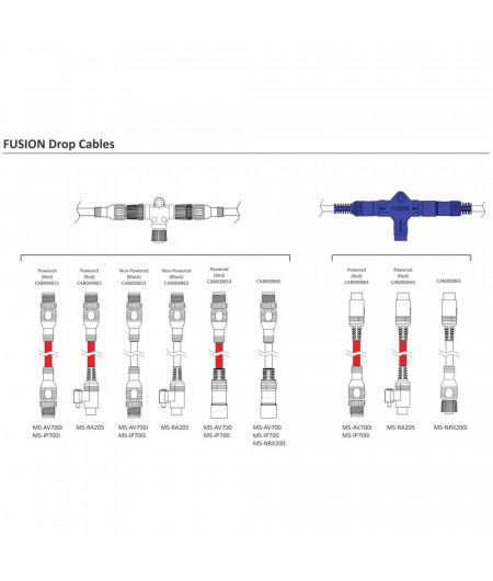 FUSION Câble d'alimentation NMEA2000