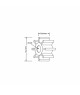 JABSCO Turbine Ø51 mm ep 22mm 17486-0001