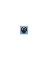 RWO Ecubier bagué rond 8mm noir