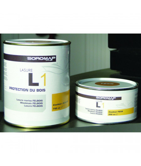 SOROMAP Lasure marine l1 noyer 0.250l