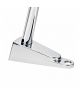 FORESTI Support plat pont laiton chromé pour hampe Ø13mm