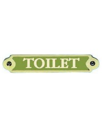 Plaque bronze Toilet