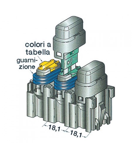 Porte-fusible + capuchon 30 A