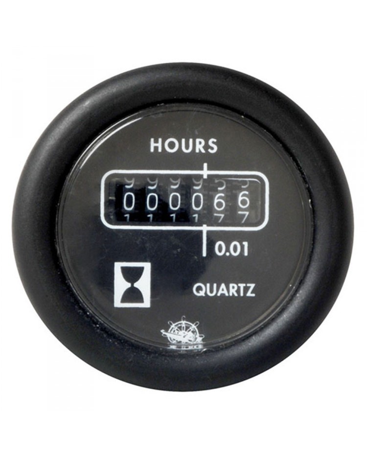 Horamètre 12V - noir