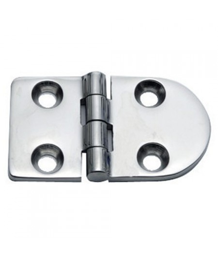 Charnière inox moulée version standard ouverture 180° 70x40 - 4 mm