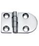 Charnière inox moulée version standard ouverture 180° 63x40 - 4 mm