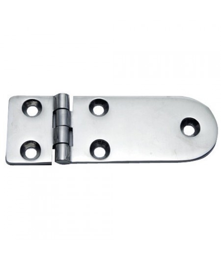 Charnière inox moulée version standard ouverture 180° 116x40 - 4 mm