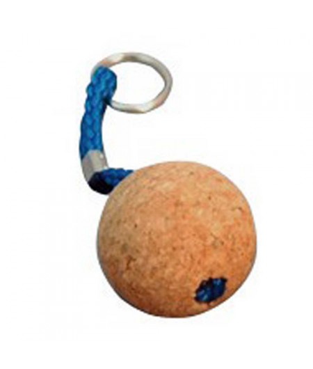 Porte-clés liège une boule ø35 mm