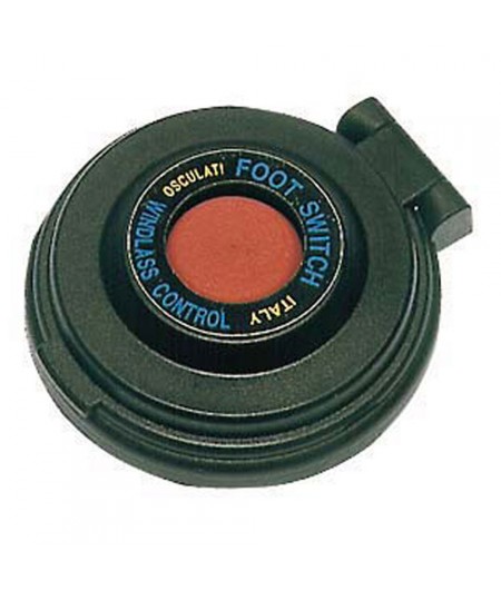 Contacteur à pied pour guindeau - rouge